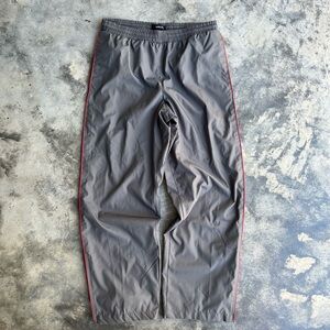 Nike Gray Sweatpants with Red Trim